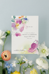 Classic Summer Floral Save the Date Card | Grace