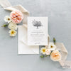 Vintage Floral Wedding Invitation | Jana