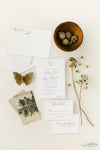 Classic Monogram Wreath Wedding Invitations - Jenna