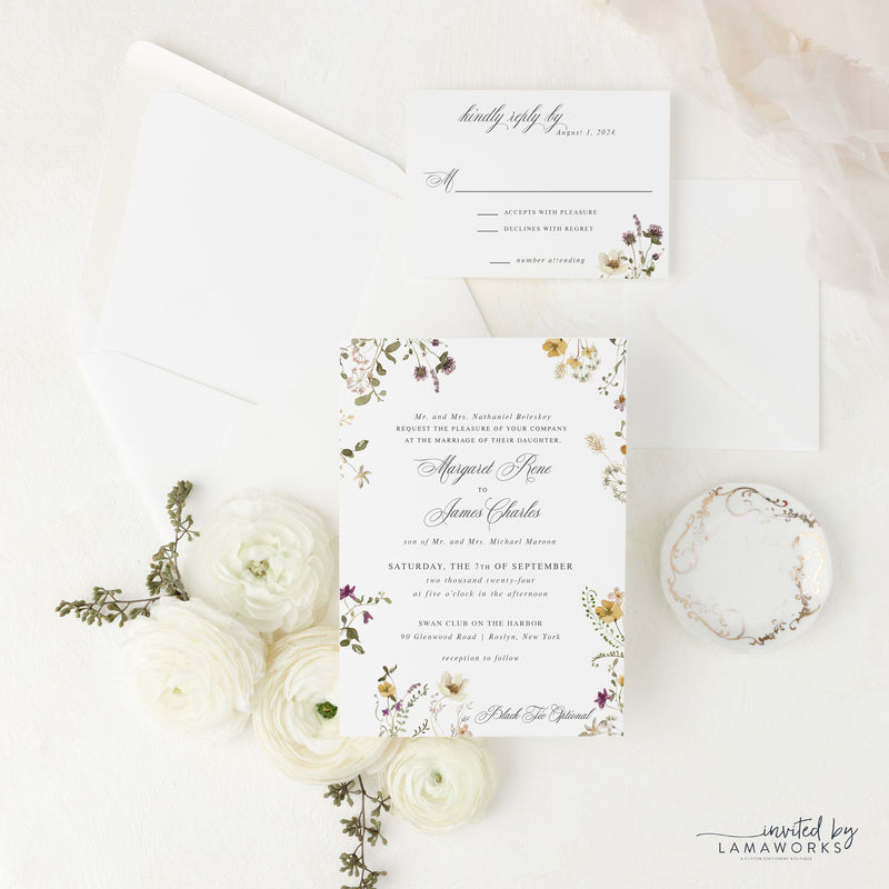 Theresa | Deckled Invitation Suite