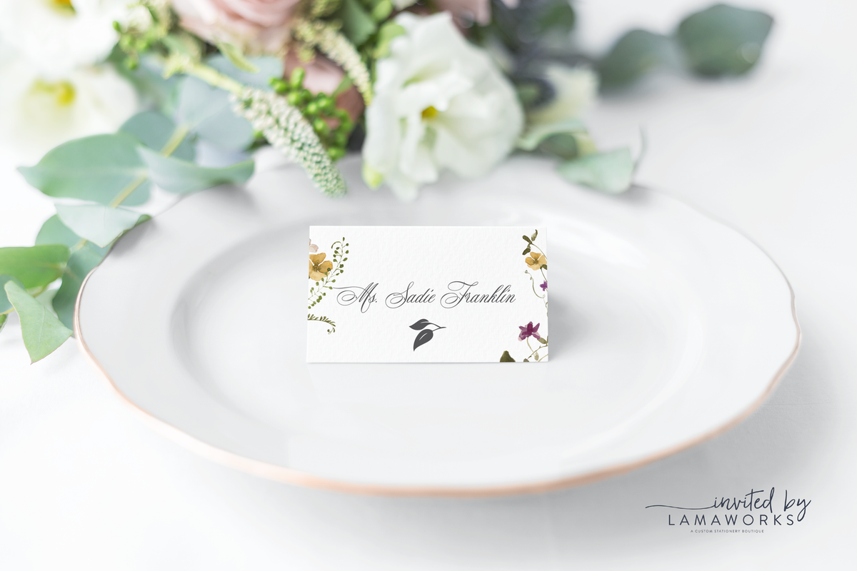 Maggie | Place or Escort Cards
