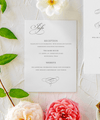 Traditional and Formal Wedding Invitation Suite | Mikah
