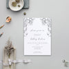 Minimalist Floral Bridal Shower Invite