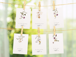 Wildflower Escort Cards | Rose and Mark