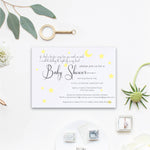 Twinkle Little Star Baby Shower Invite