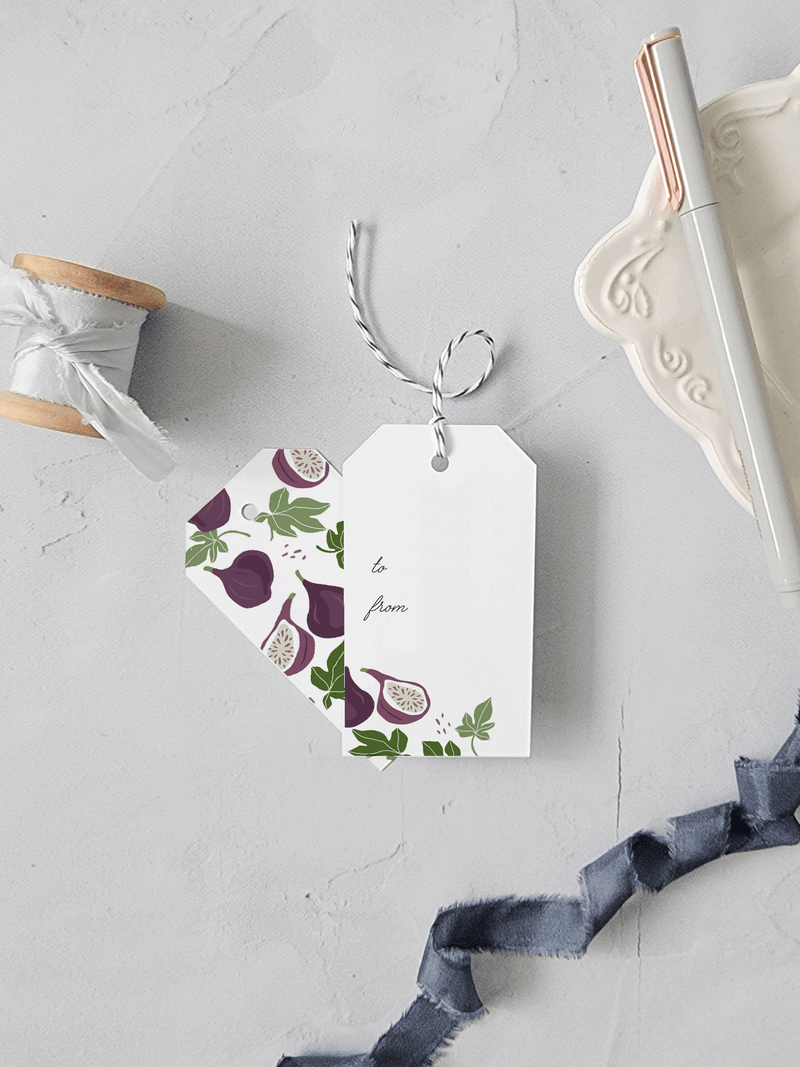 Peach Dots Gift Tags