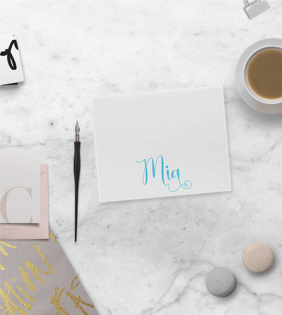 Personalized Note Card Set | Personal Note Card | Gift for Her | Christmas Gift | Teacher Gift | Stocking Stuffer | Gift for Mom | Madeline